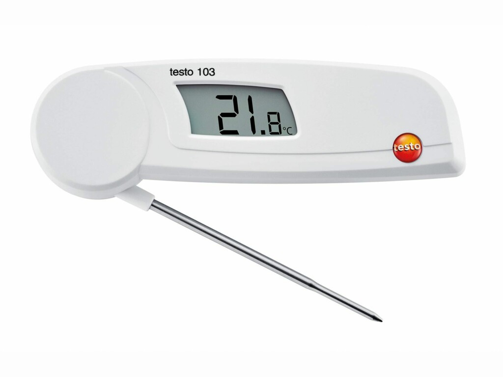 Thermomètre TESTO® 105, sonde alimentaire standard , Longueur