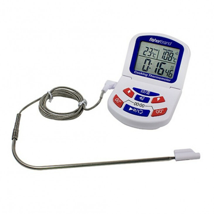 Thermomètre 0-300°C sonde + alarme