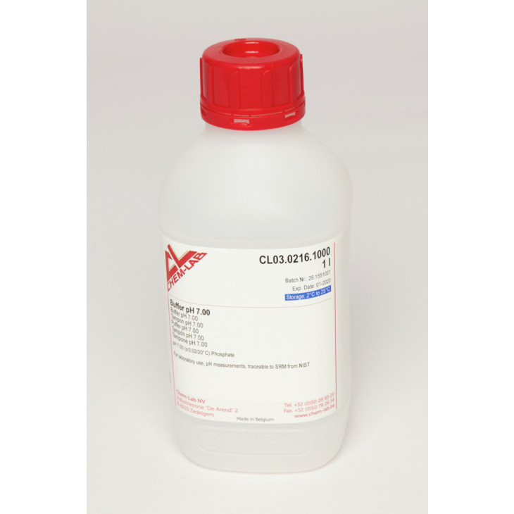 Acide Chlorhydrique 1,128 % - RS - Pur - flacon plastique 1 litre - CAS =  7647-01-0 - Matériel de laboratoire