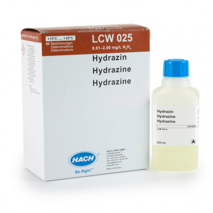 TEST EN CUVE HYDRAZINE 0,01-2 0MG/L LCW025 - PACK DE 60