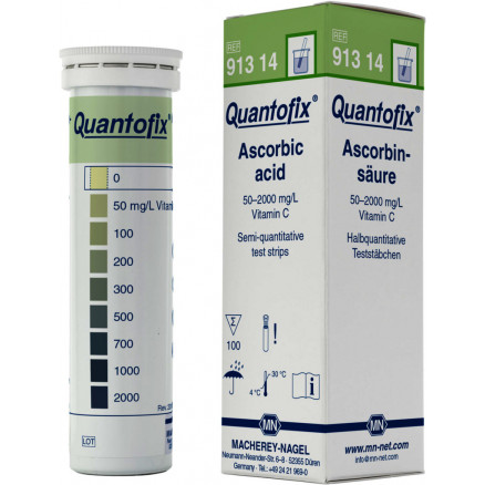 QUANTOFIX ACIDE ASCORBIQUE 0-2000MG/L - 100 BANDELETTES