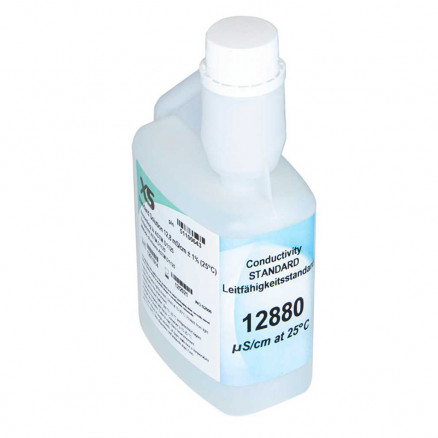 SOLUTION ETALON COND 12,8MS/CM HUMEAU CERTIFIEE NIST - 500ML