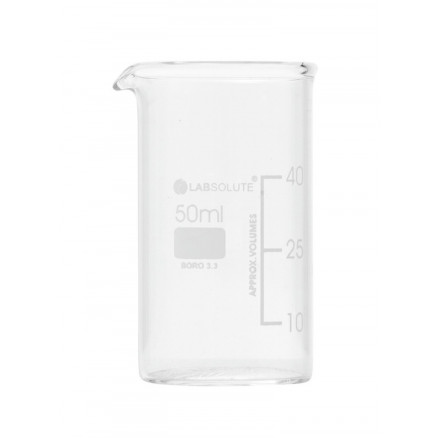 BECHER A BEC FORME HAUTE VERRE BOROSILICATE GRADUE 3L - X6