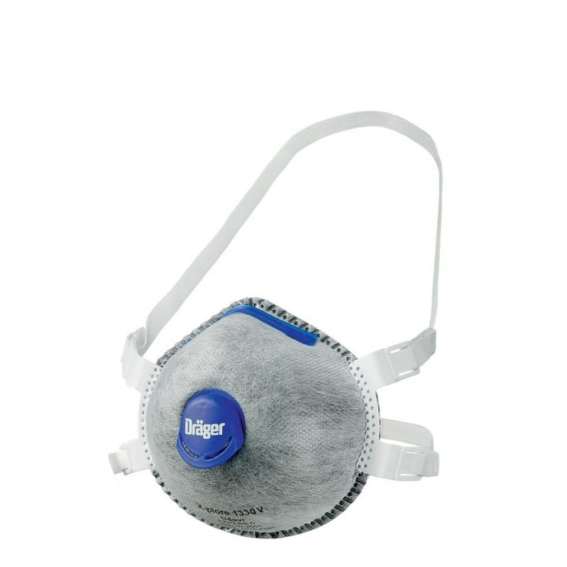 Masque FFP3 R D avec soupape Coolflow et joint d'étanchéité