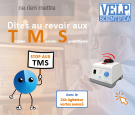 Stop aux TMS avec le ZX4 agitateur vortex avancé de VELP