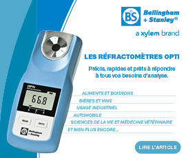 Réfractomètre OPTi de Bellingham et Stanley